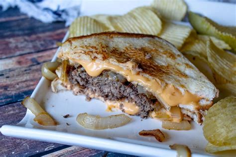 Lisa's Grilled Cheese Burgers | Just A Pinch Recipes