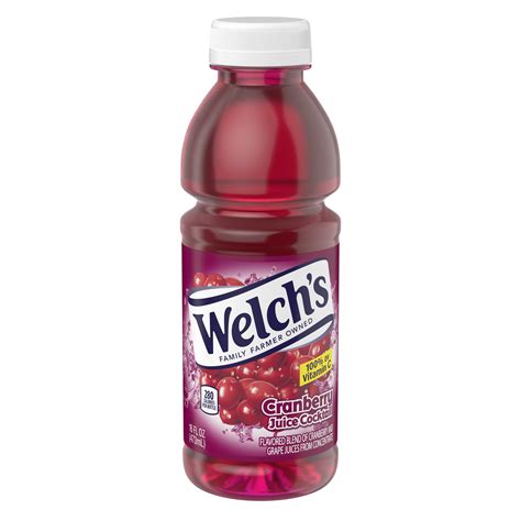 Welch's Juice PET Bottles Cranberry Cocktail 16 fl. oz. (12 count) - Walmart.com