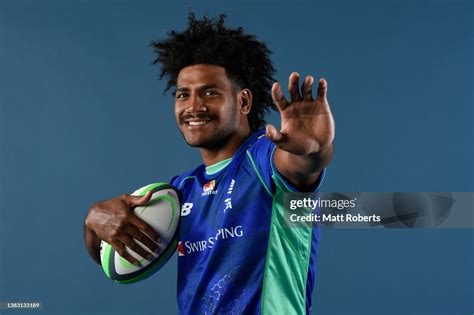 Selesitino Ravutaumada poses during the Fijian Drua Super Rugby... News ...