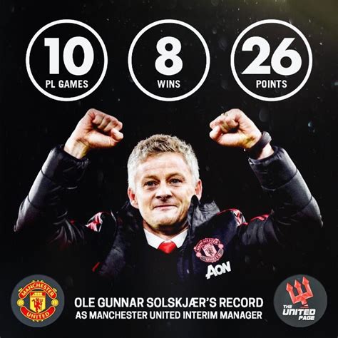 Ole Gunnar Solskjaer becomes the first manager in Premier League ...