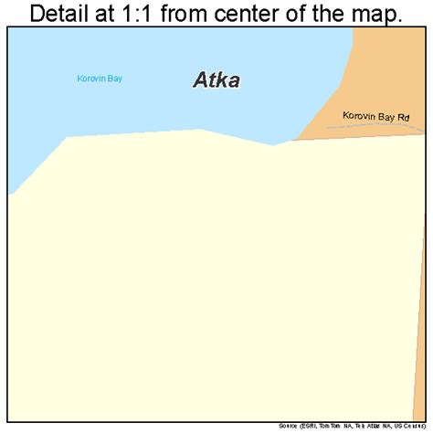 Atka Alaska Street Map 0204210