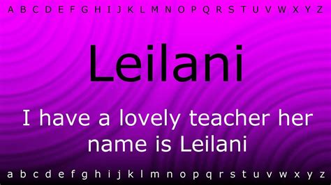 How to pronounce 'Leilani' with Zira.mp4 - YouTube