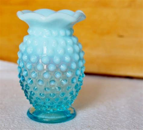 FENTON ART GLASS Milk Glass Hobnail Spooner - craibas.al.gov.br