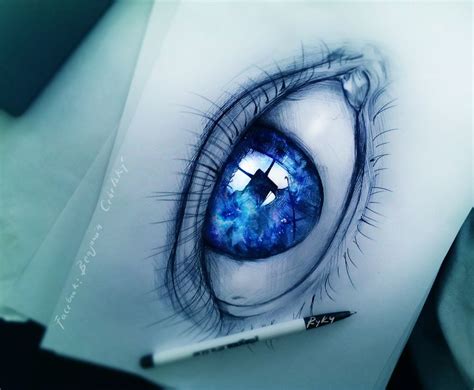 In The Universe by ryky.deviantart.com on @DeviantArt Cool Eyes, Oil Pastel, Traditional Art ...