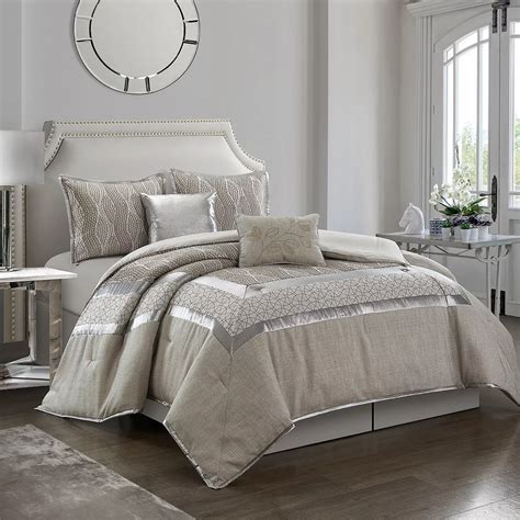 Stratford Park Ainsley 6-pc. Midweight Comforter Set, Color: Grey ...