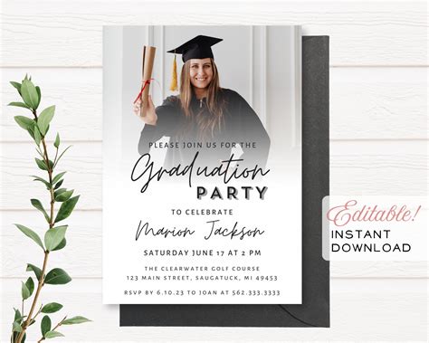 2023 Graduation Party Invitation Templates (Free) Greetings, 45% OFF