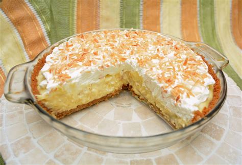 Tropical Pineapple Coconut Cream Pie | Recipe