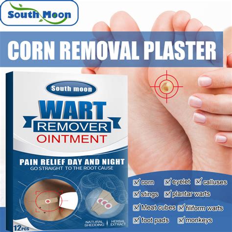 south moon Wart &Corn remover pads แผ่นแปะตาปลา[12แผ่น/กล่อง]ตาปลา(สติก ...