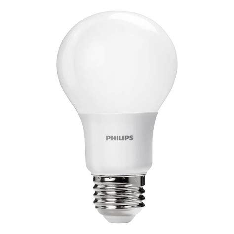 Philips 40-Watt Equivalent A19 Dimmable LED Light Bulb Daylight (4-Pack)-461160 - The Home Depot