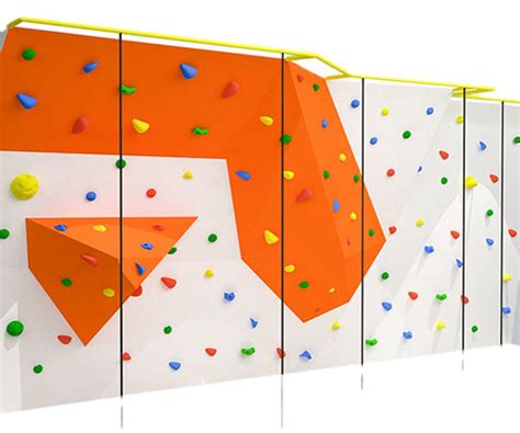 ODM Rock Climbing Wall Playground Equipment , Climbing Wall For Kids