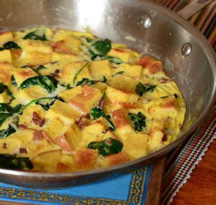 Bacon & Spinach Stovetop Breakfast Casserole - Baking Bites