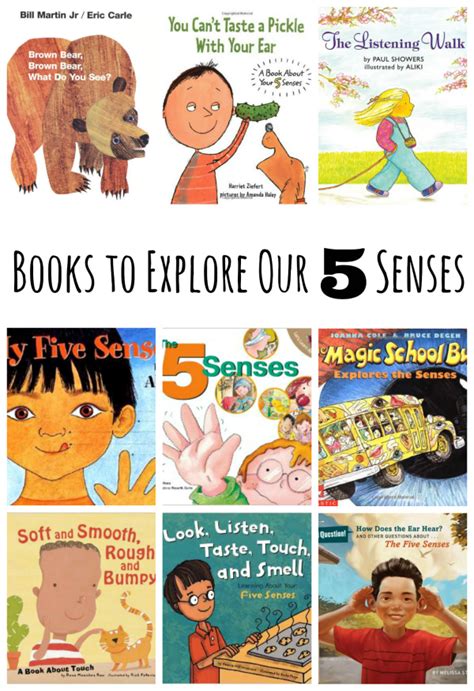 Book Picks for Exploring Our 5 Senses | Make and Takes