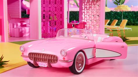 Barbie Movie Car 2023: Buy Hot Wheels Pink Corvette Convertible Online