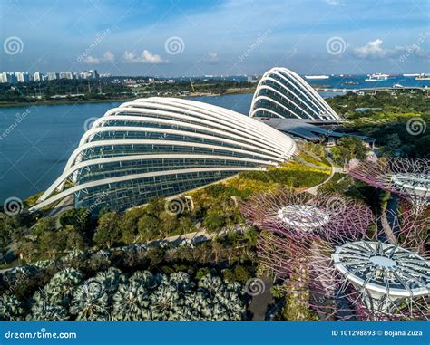 Aerial View, Gardens by the Bay, Singapore Editorial Stock Photo ...