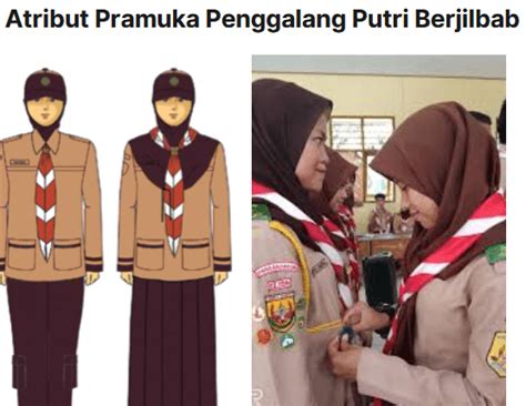 Informasi Atribut Pramuka Penggalang Putri Berjilbab September 2022 » MENGHADIRKAN