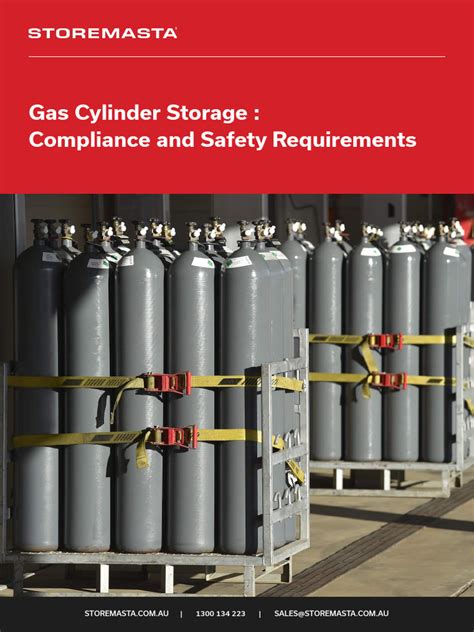 Gas Cylinder Storage Compliance and Safety Requirements 18-11-19 | PDF | Dangerous Goods | Hazards