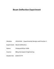 Understanding Modulus of Elasticity in Beam Deflection Experiment ...