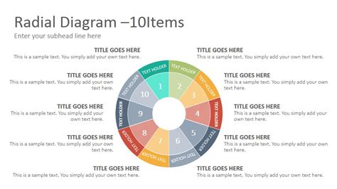 Radial Diagram Template