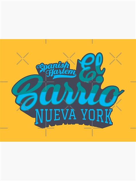 "New York El Barrio - El Barrio Spanish Harlem - El Barrio NYC Spanish Harlem Manhattan logo ...