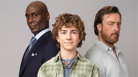 Lance Reddick as Zeus & Toby Stephens as Percy's Dad Poseidon are the Big Gods on PERCY JACKSON ...