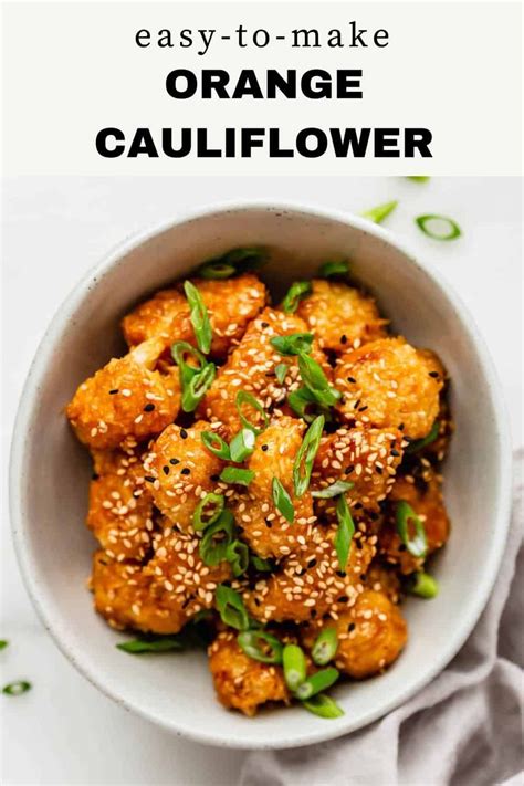 Orange Cauliflower | Recipe | Orange cauliflower recipes, Orange ...