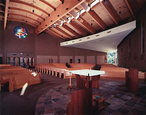 » Our-Lady-of-Grace-Church-Interior-Pews,-Alter-and-Back-Enterance