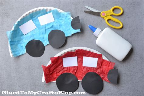 Paper Plate Cars {Kid Craft}