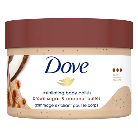 Dove Exfoliating Body Polish Brown Sugar & Coconut Butter Scrub - Shop ...