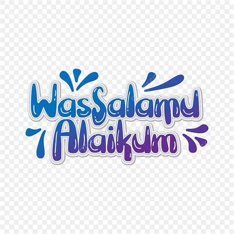 Wassalamualaikum Desain Huruf Dengan Gaya Doodle, Wassalamualaikum, Assalamualaikum, Gambar Yg ...