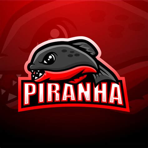 Piranha Logo, Emblem Illustrations, Royalty-Free Vector Graphics & Clip ...