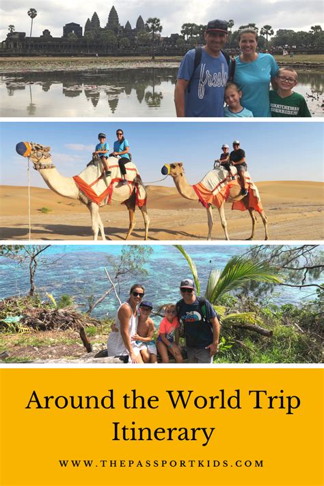 Trip Around the World Itinerary - The Passport Kids Adventure Family Travel