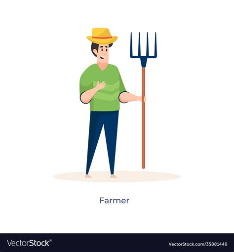 Farmer Royalty Free Vector Image - VectorStock