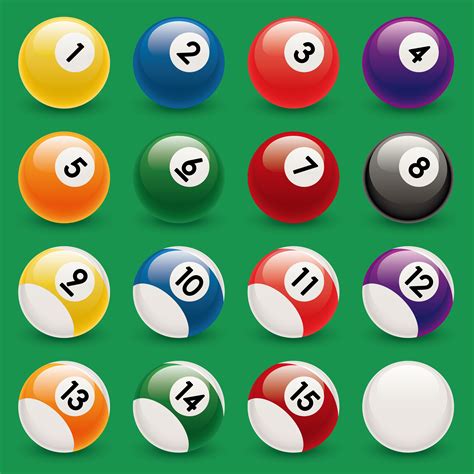 Billiard ball vector design illustration template - Download Free Vectors, Clipart Graphics ...