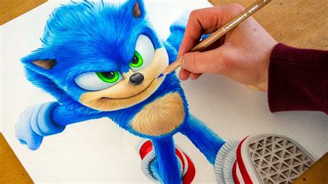 Sonic Character Design Sonic The Hedgehog Movie Drawings The Retrobeat Sonic Movie S Delay Isn T ...