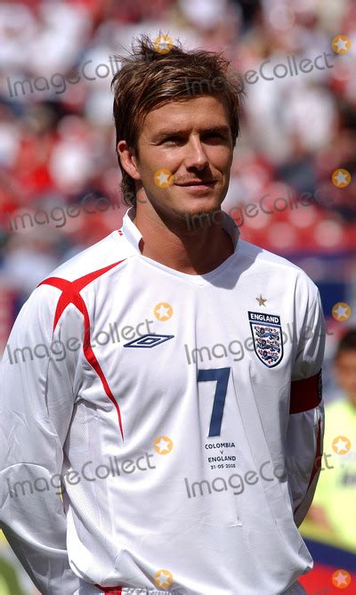 Photos and Pictures - NEW JERSEY, MAY 31, 2005 David Beckham at the England vs Columbia soccer ...