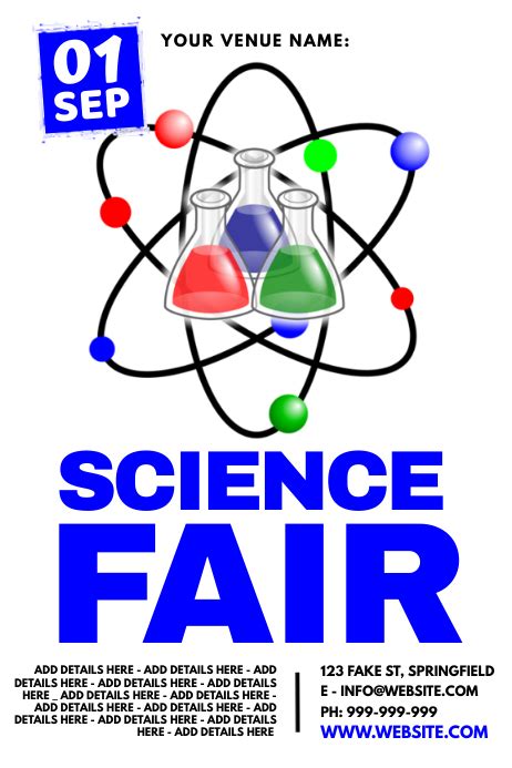 Science Fair Poster Template | PosterMyWall