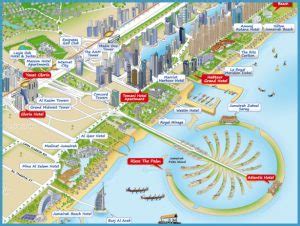 Dubai Map - TravelsFinders.Com