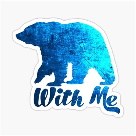 "Please Bear With Me " Sticker by theroyaltee | Redbubble