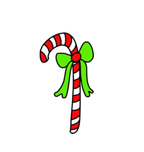 Grinch Candy Cane With Bow Cookie Cutter - Etsy