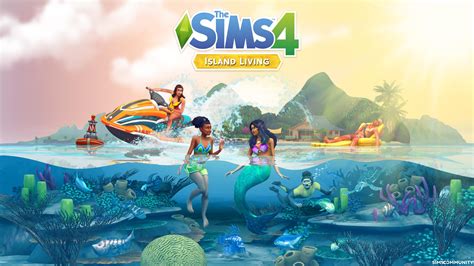 The Sims 4 Island Living: Desktop and Smartphone Wallpaper