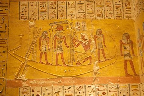 The Ramesses IV Tomb in the Valley of the Kings, Luxor, Egypt Stock ...