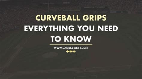 The Best Curveball Grips - Photos & More