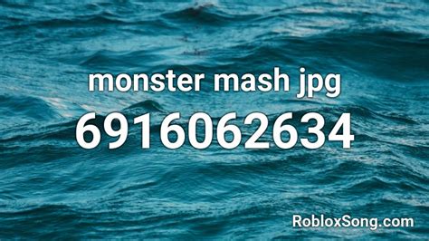 monster mash jpg Roblox ID - Roblox music codes