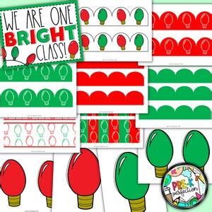 Christmas Lights Bulletin Board Christmas Lights Bulletin Board Holiday Classroom Decor - Etsy