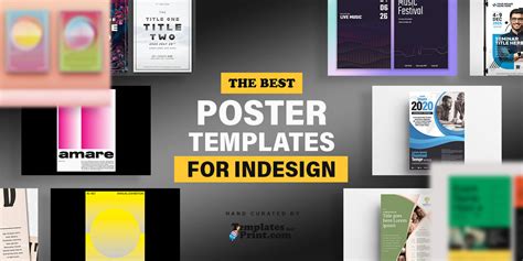 InDesign Poster Templates: 20+ INDD Poster & Banner Layouts