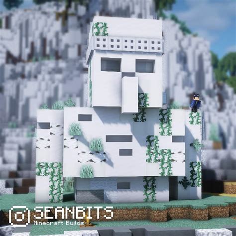 Here's an Iron Golem statue I made that turned more into a ninja. : r/Minecraft