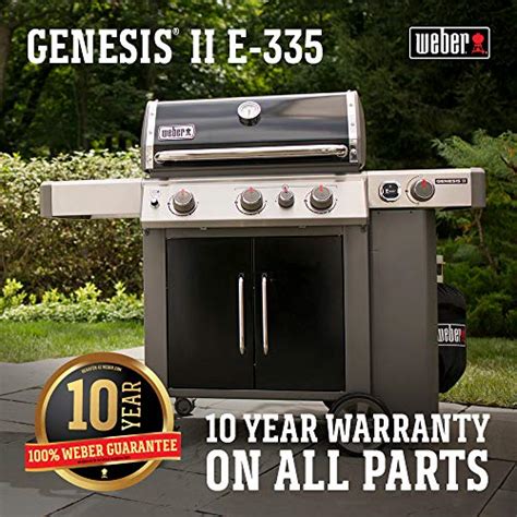 Weber Genesis II E-335 3-Burner Liquid Propane Grill, Black | Pricepulse