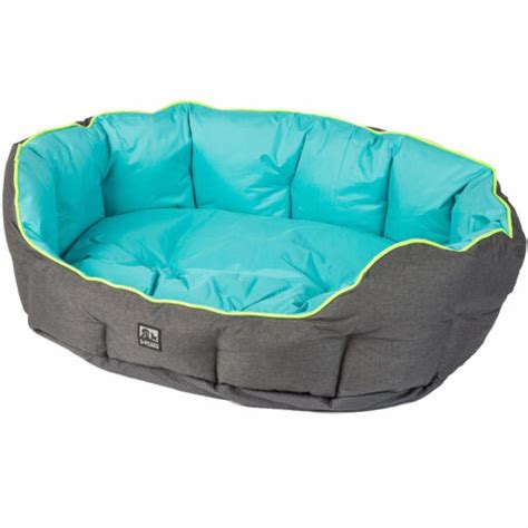 Nệm cho chó 3 Peaks Turquoise Nevis Scalloped Dog Bed Large | Chippy