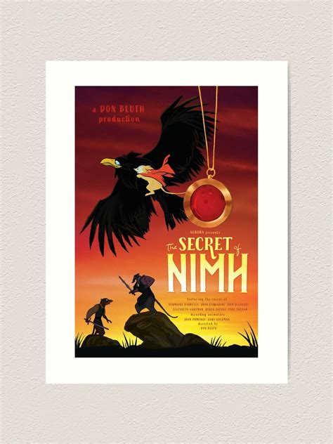 "The Secret of NIMH alternative movie poster" Art Print for Sale by cwayers | Redbubble