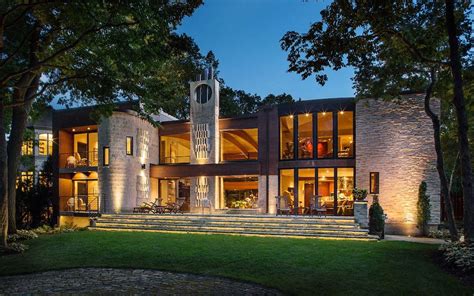 $2.75M Contemporary Dream Home on Lake Michigan in Whitefish Bay, WI (PHOTOS) | Pricey Pads